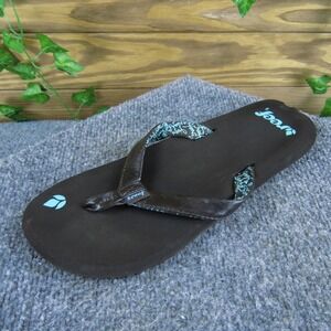 Reef Flip Flops Brown Thong Sandals Beach Summer Casual Women's Size‎ 8